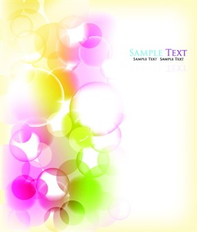 梦幻色彩背景矢量图下载